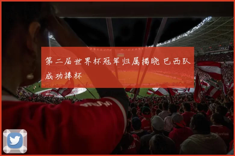 第二届世界杯冠军归属揭晓 巴西队成功捧杯