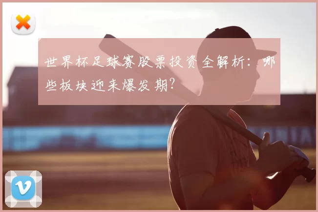 世界杯足球赛股票投资全解析：哪些板块迎来爆发期？